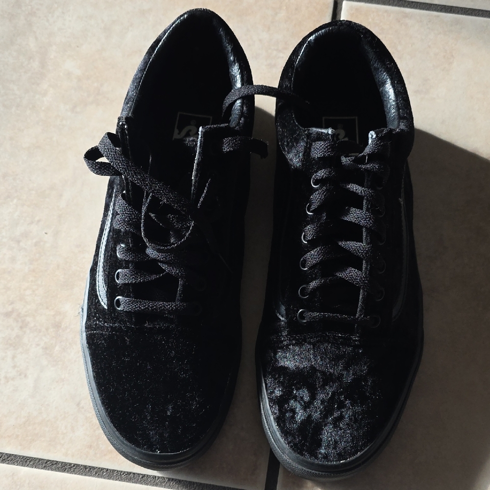 Vans Black Velvet Men's Sneakers